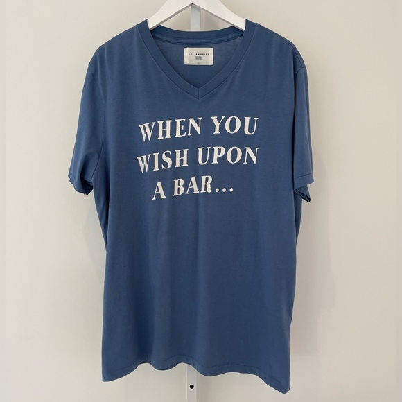 SOL ANGELES BLUE WISH UPON A BAR TEE SHIRT XL NWTS! - Picture 2 of 15